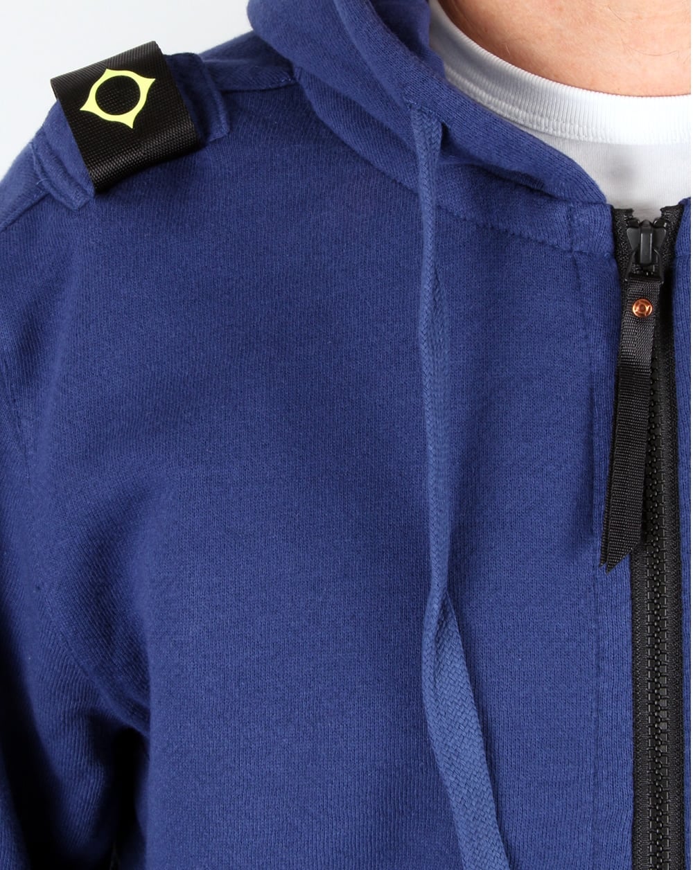 Ma.strum Hooded Zip Through Sweat Patriot Blue