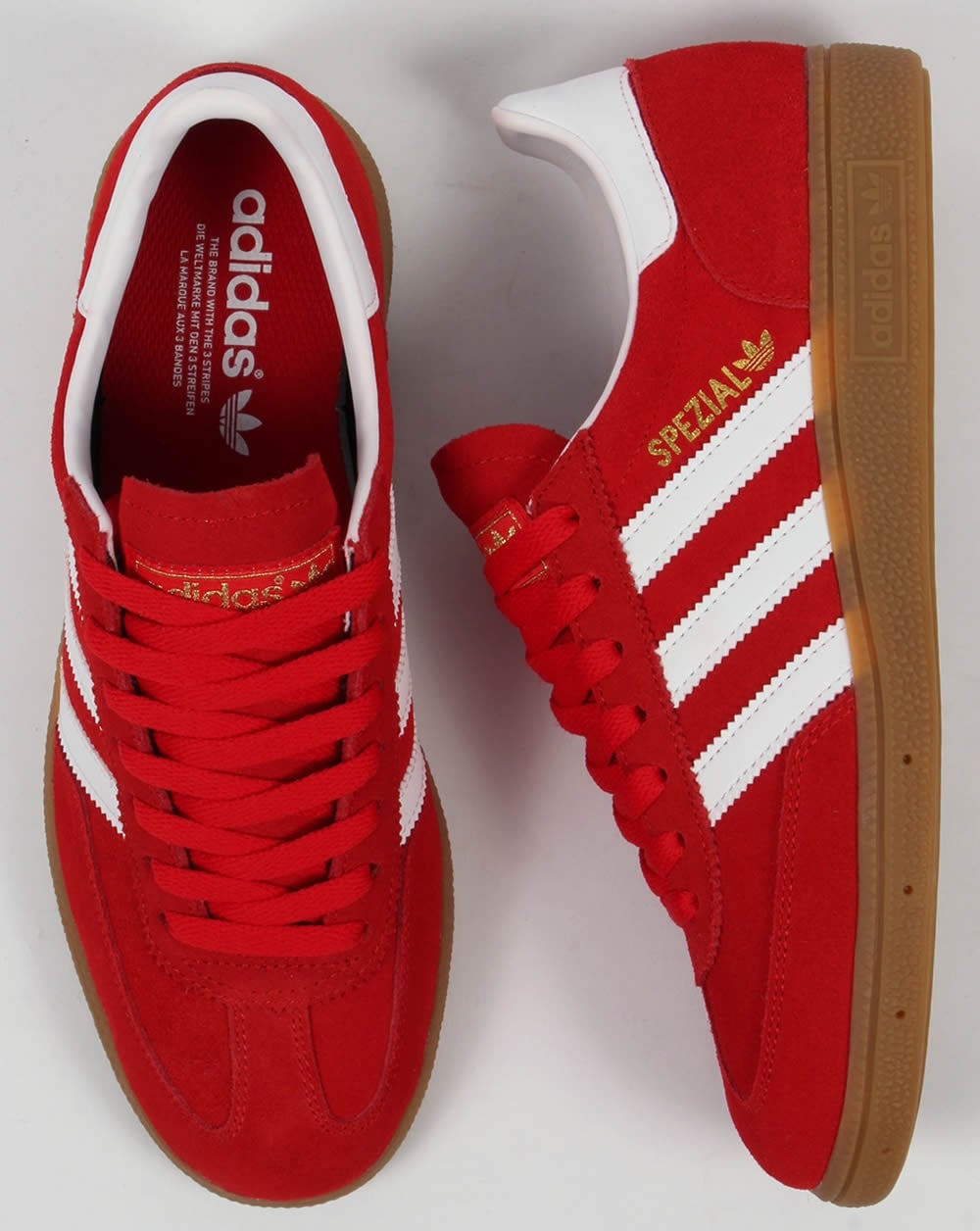 Adidas Spezial Trainers Red White