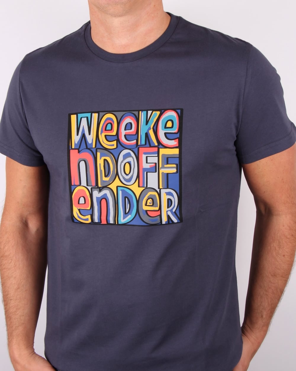 Weekend Offender Mad Cyril T Shirt Pewter