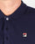 Fila Vintage Padola Long Sleeve Polo Shirt Navy