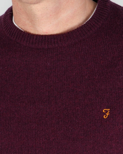 Farah Rosecroft Jumper Bordeaux