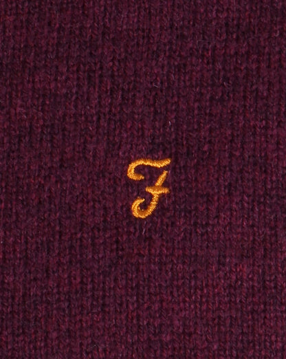 Farah Rosecroft Jumper Bordeaux
