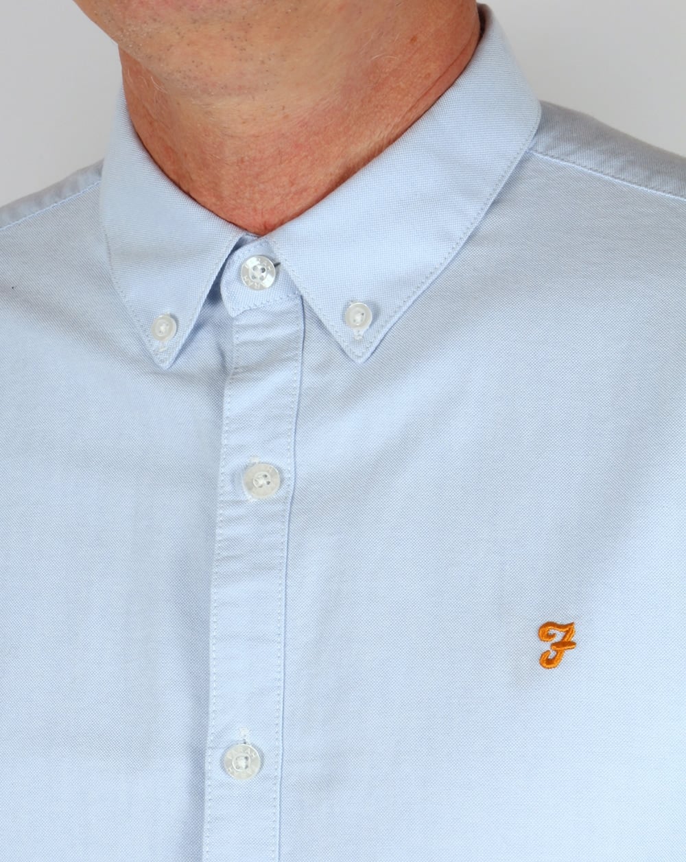 Farah Brewer Shirt Sky Blue