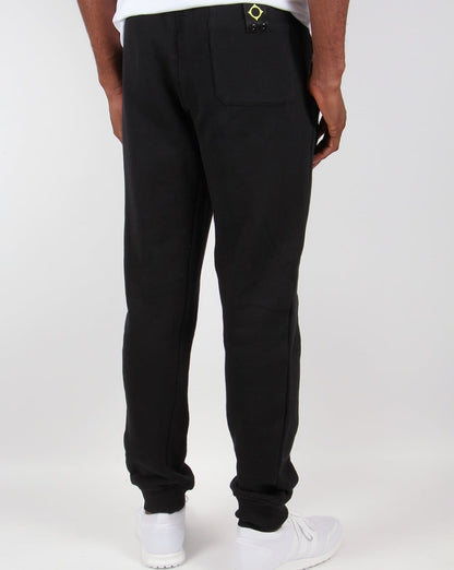 Ma.strum Slim Fit Herringbone Sweat Pants Black