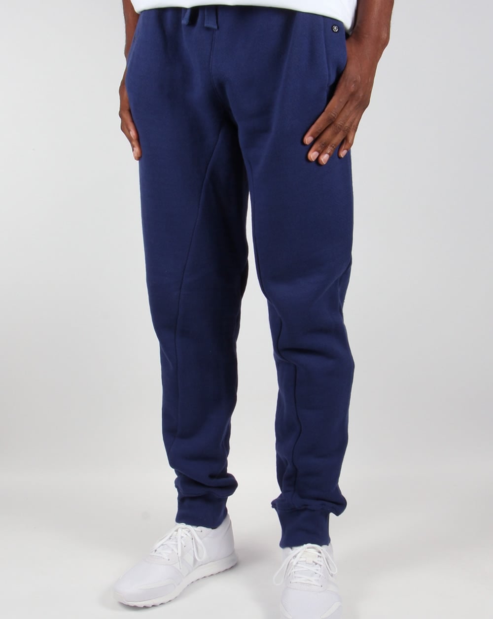 Ma.strum Slim Fit Herringbone Sweat Pants Patriot Blue