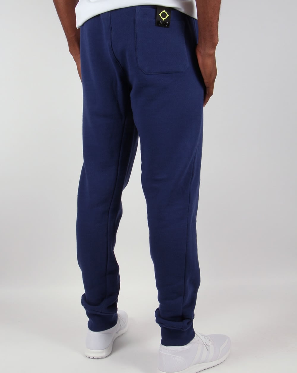 Ma.strum Slim Fit Herringbone Sweat Pants Patriot Blue