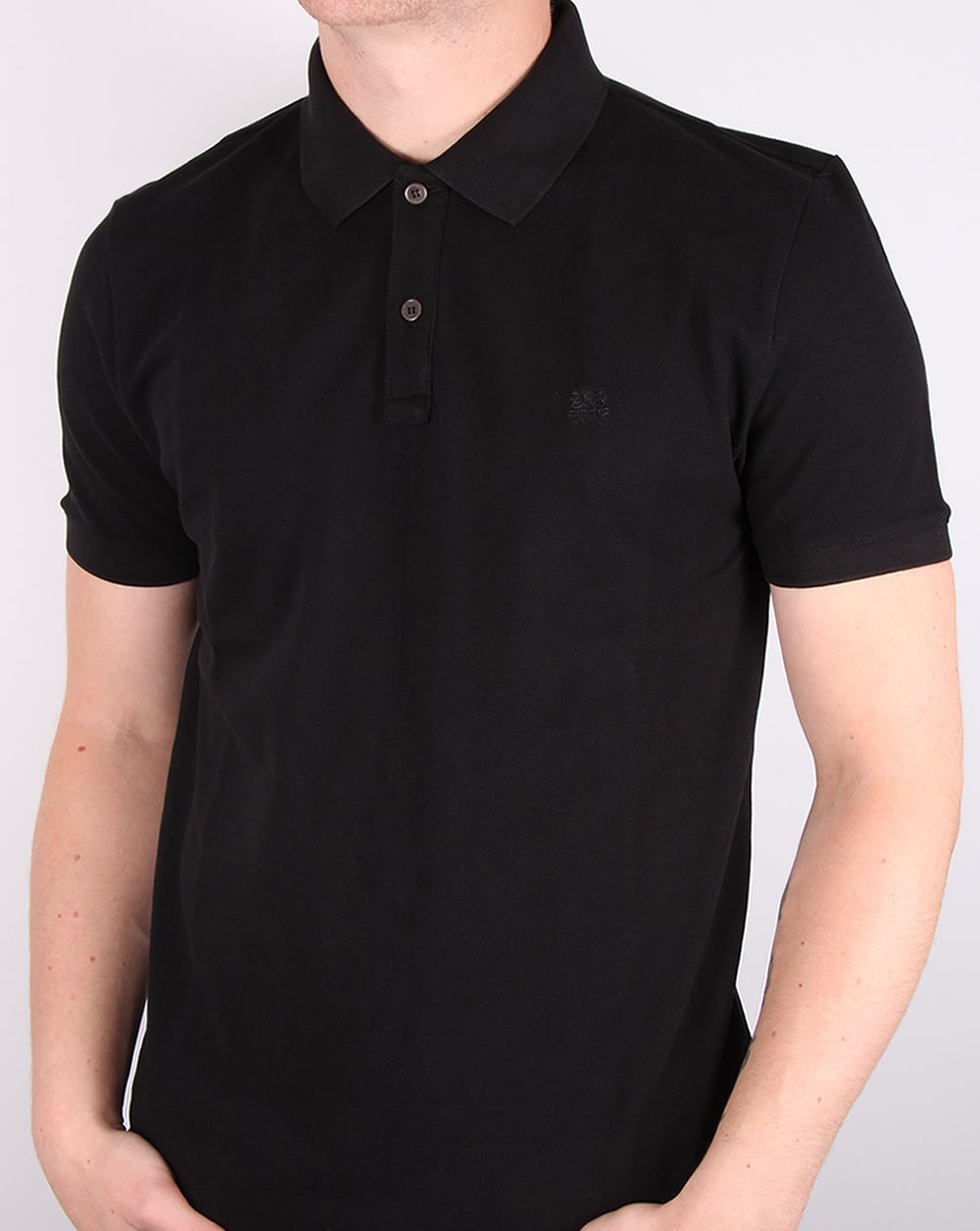 Aquascutum Hilton Polo Shirt Black