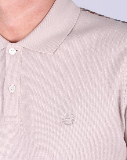 Aquascutum Hill Pique Polo Shirt Beige