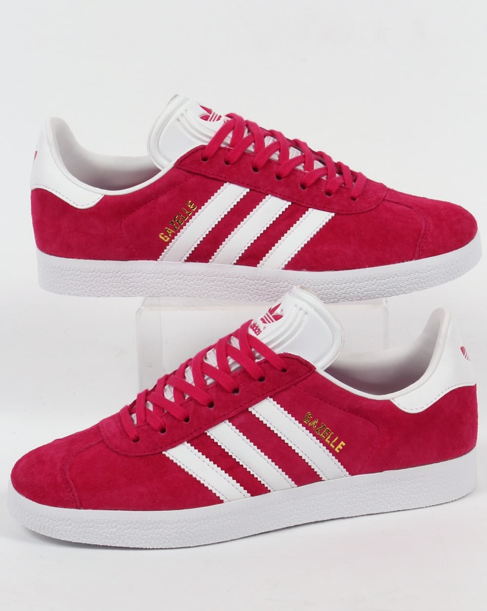 Adidas Gazelle Trainers Bold Pink/White
