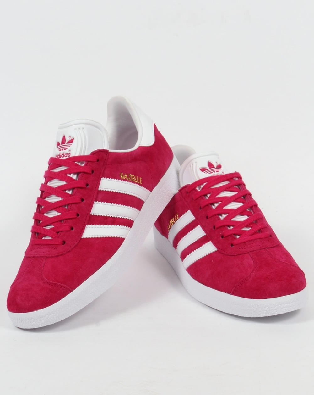 Adidas Gazelle Trainers Bold Pink/White