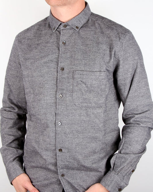 Ymc Jan And Dean Zig Zag Shirt Navy