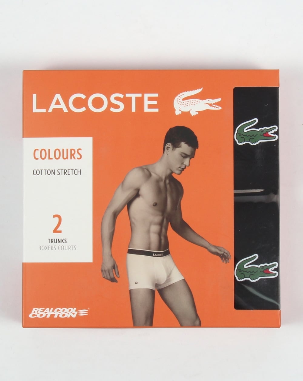 Lacoste Twin Pack Boxer Shorts Black