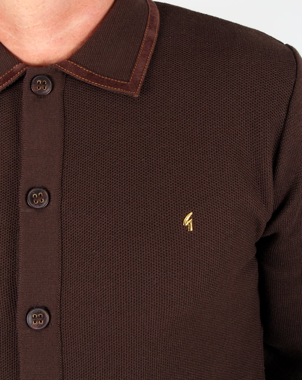 Gabicci Vintage Cardigan Coffee