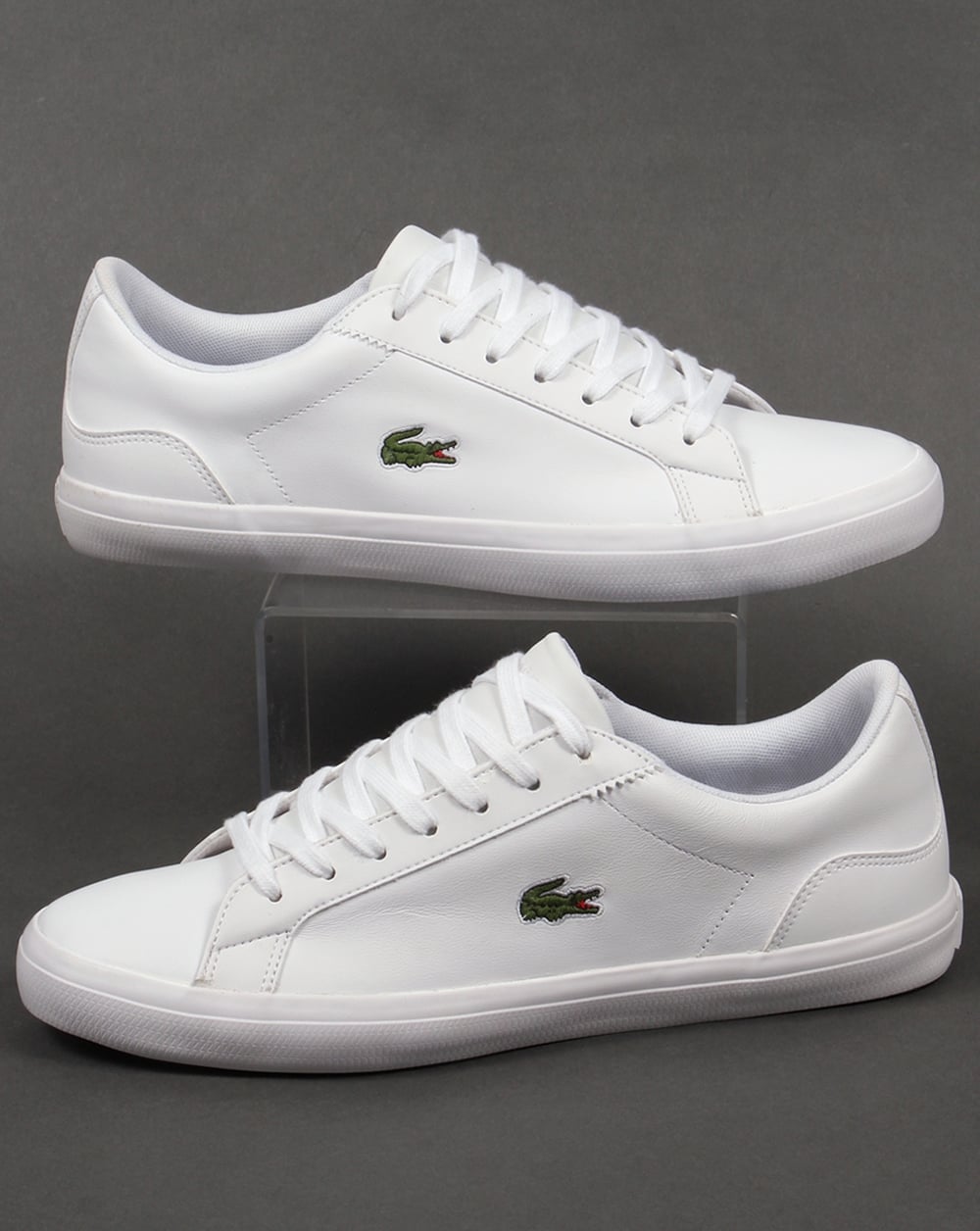 Lacoste Lerond Leather Trainers White