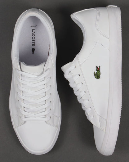 Lacoste Lerond Leather Trainers White