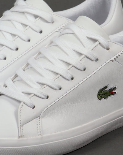 Lacoste Lerond Leather Trainers White