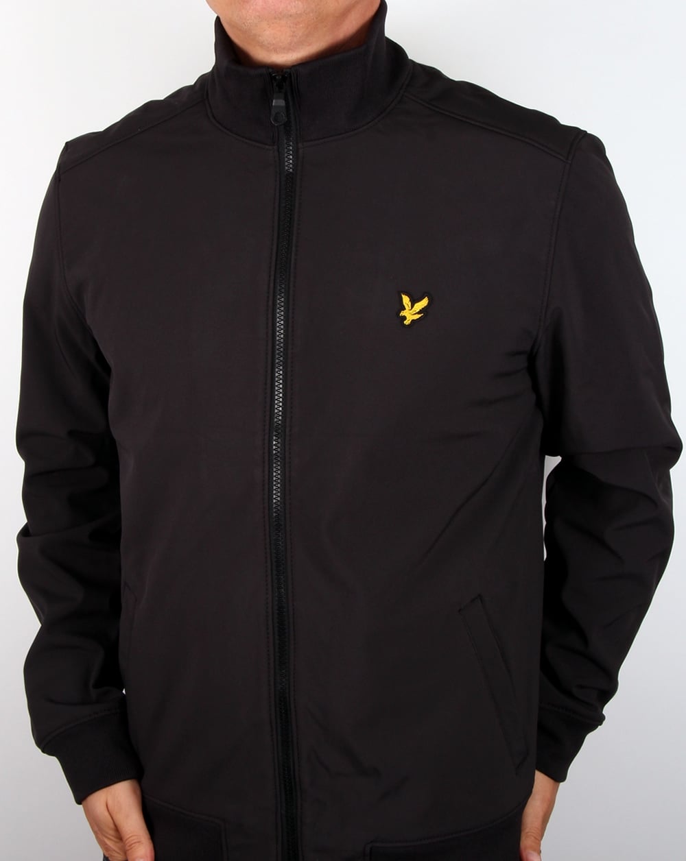 Lyle And Scott Funnel Neck Jacket True Black