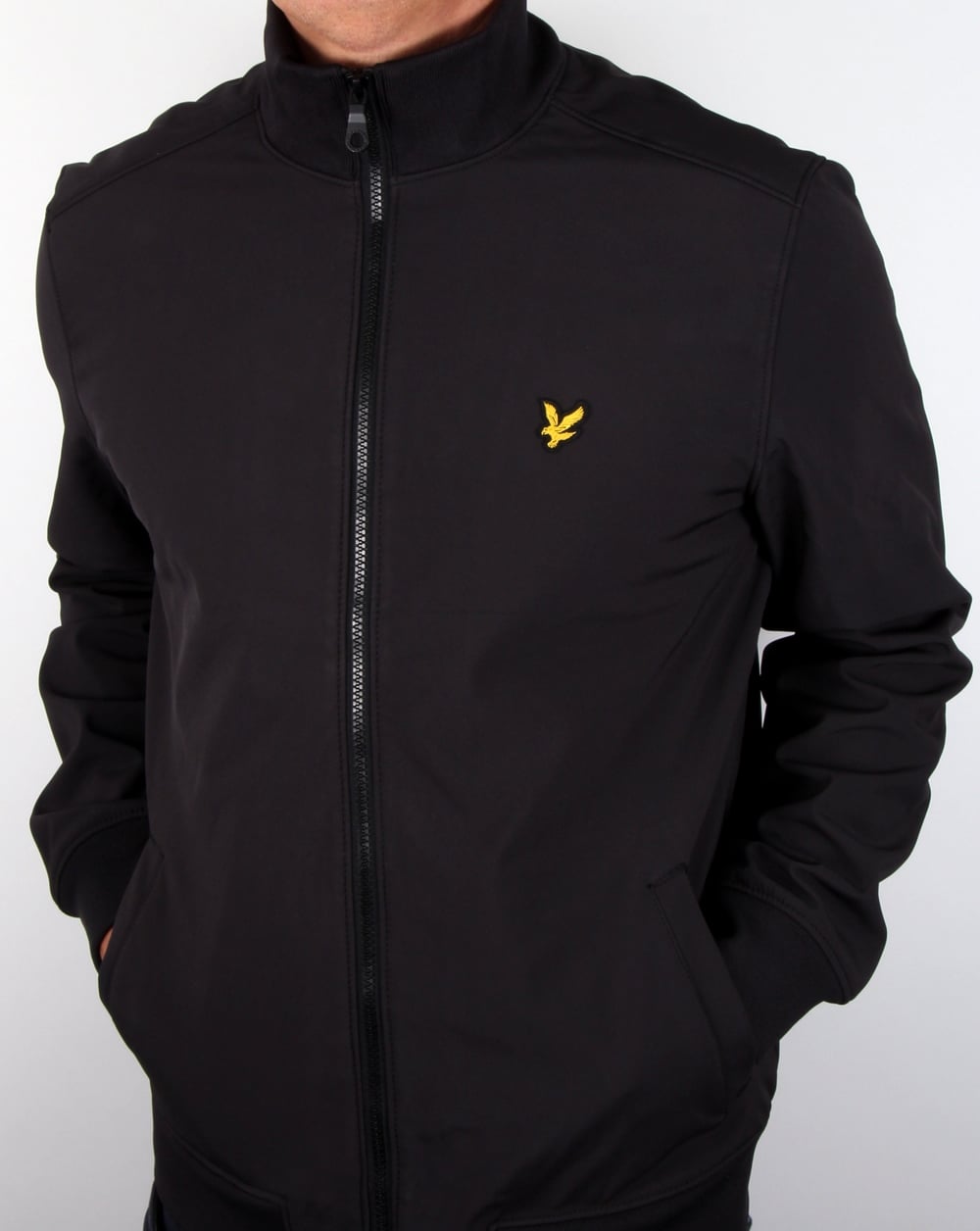 Lyle And Scott Funnel Neck Jacket True Black