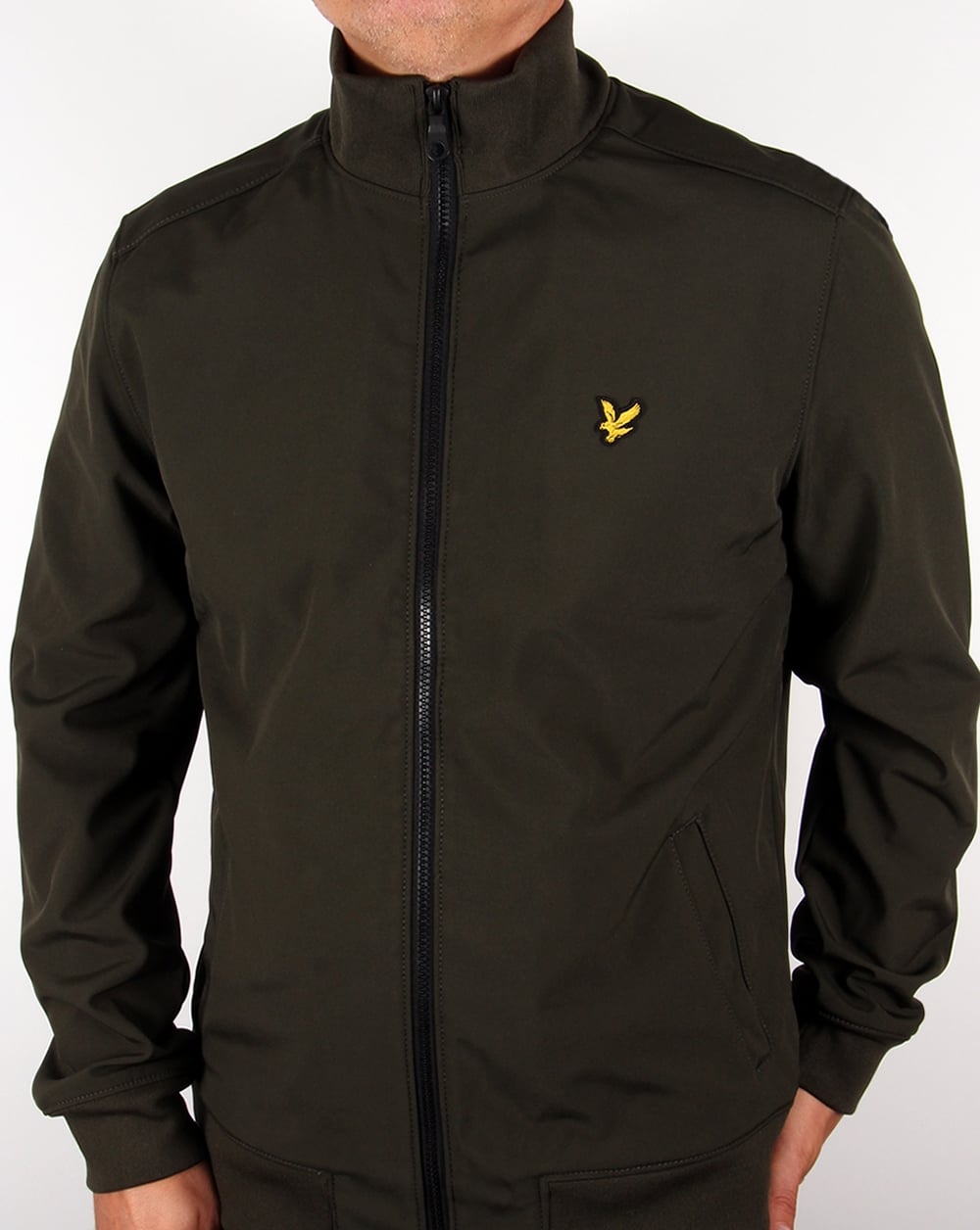 Lyle And Scott Funnel Neck Jacket Dark Sage
