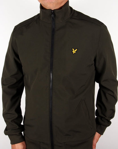 Lyle And Scott Funnel Neck Jacket Dark Sage