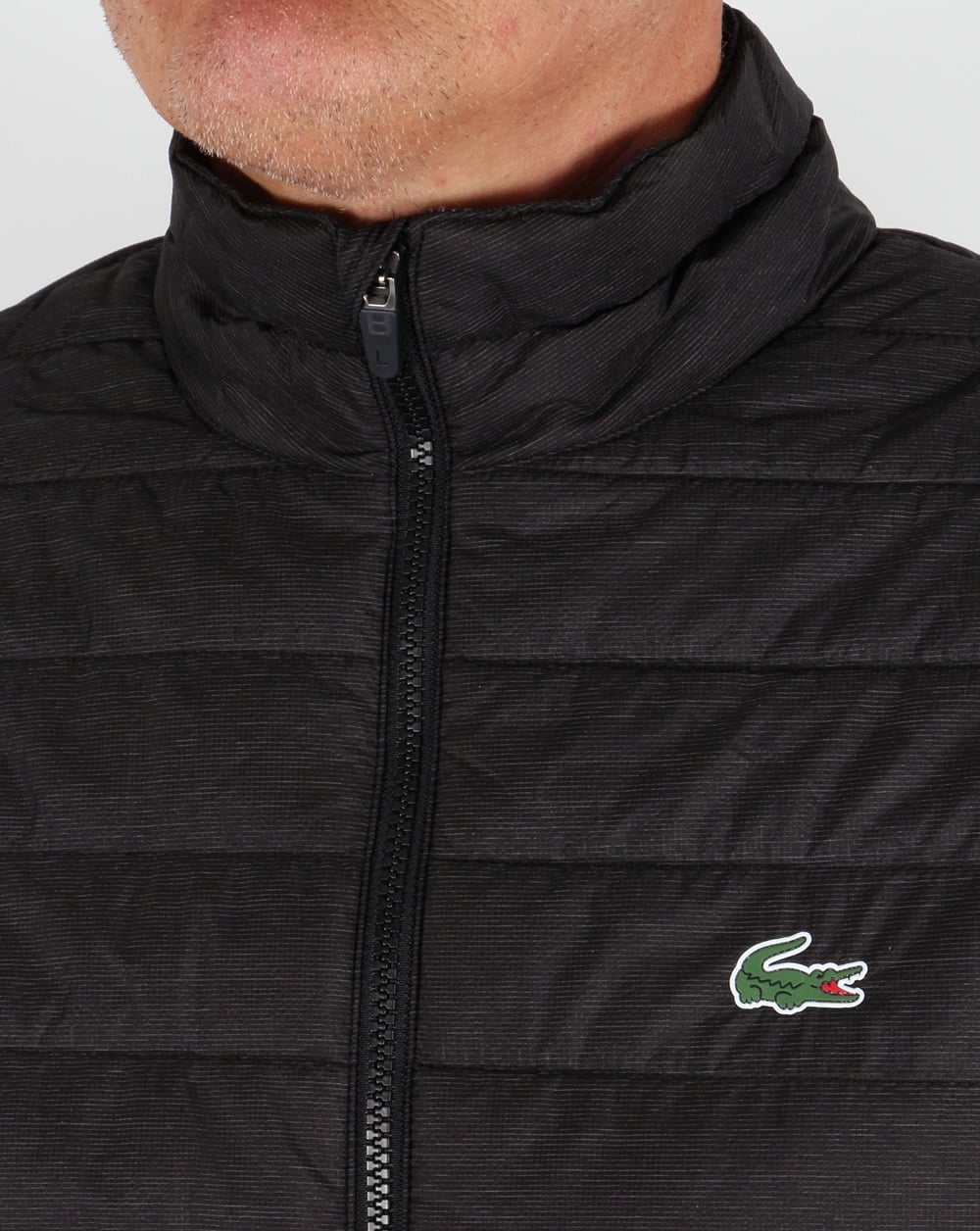 Lacoste Quilted Jacket Black