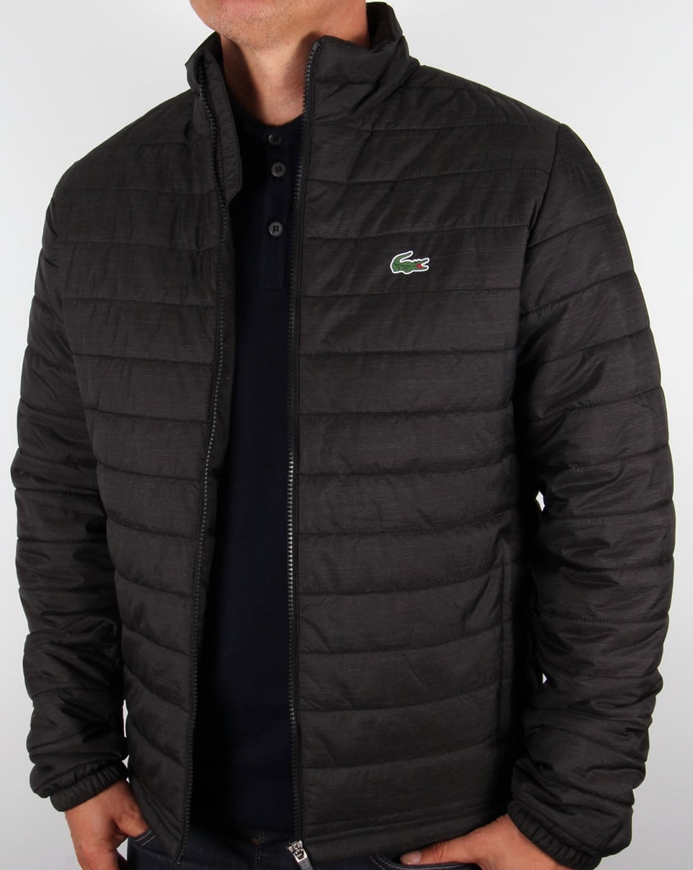 Lacoste Quilted Jacket Black