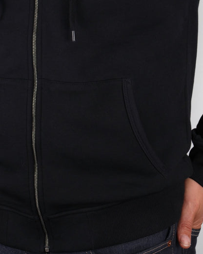 Lyle And Scott Zip Through Hoodie Black