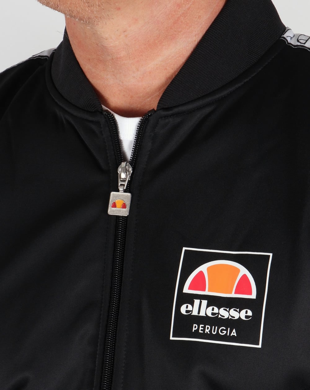Ellesse Jaynefi Taping Track Top Black
