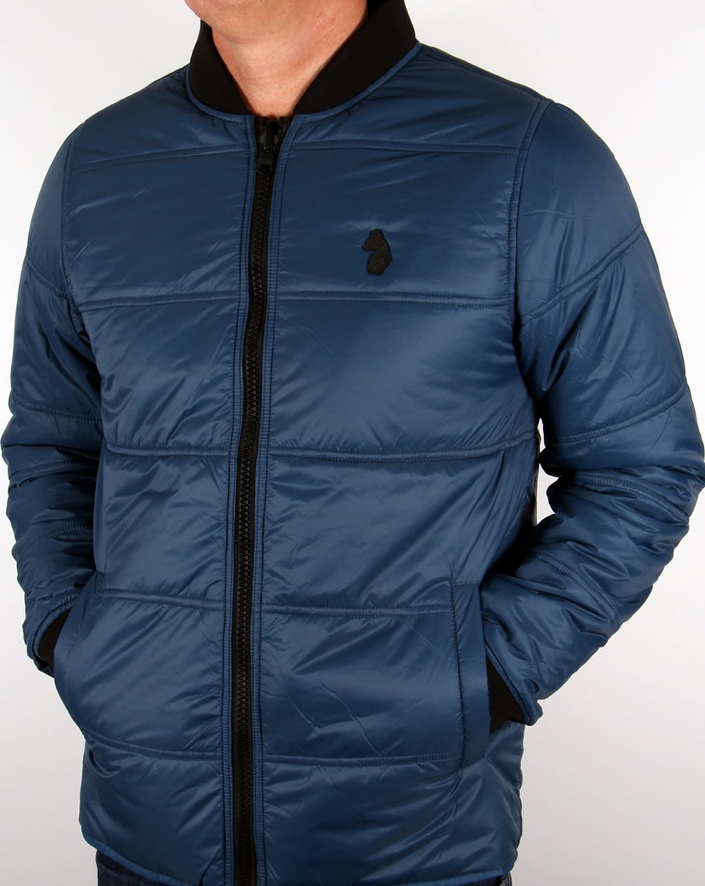 Luke Liner Quilted Jacket Navy
