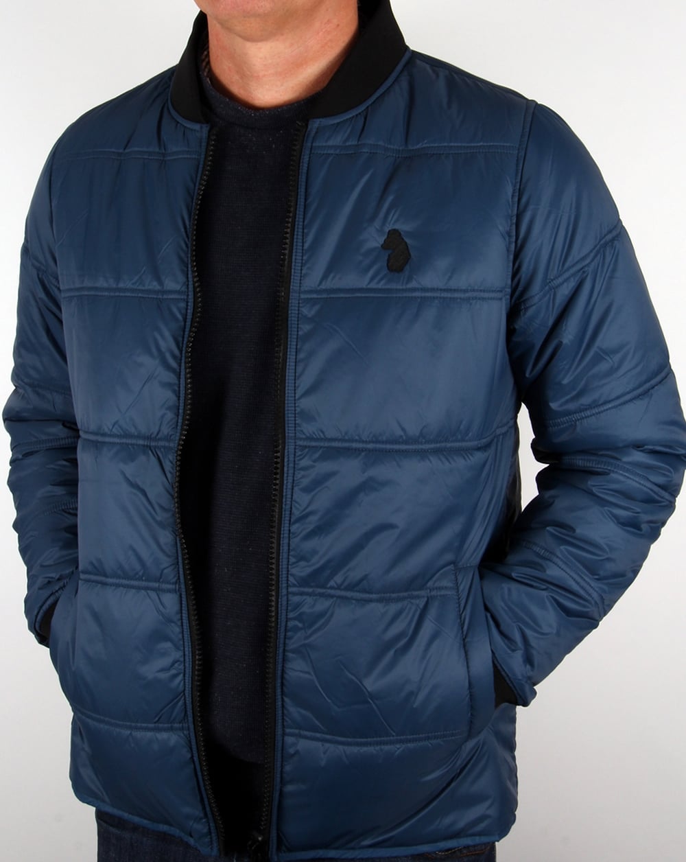 Luke Liner Quilted Jacket Navy