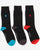 Pringle Bamboo Heel & Toe Socks Black