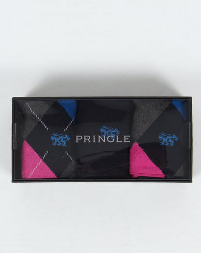 Pringle Bamboo Socks Gift Box Navy