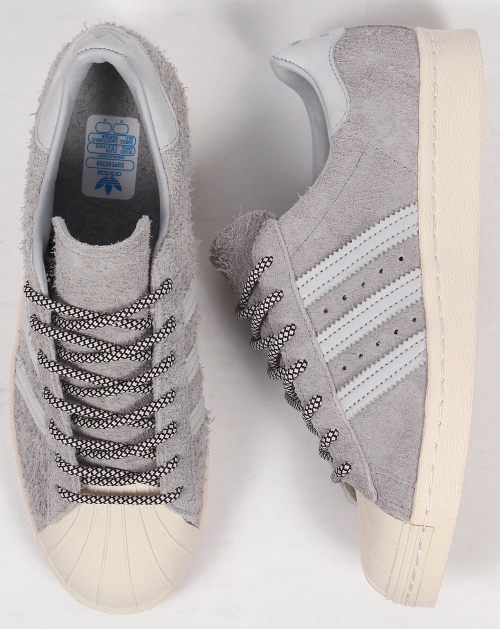 Adidas Superstar 80s Trainers Clear Onix Grey