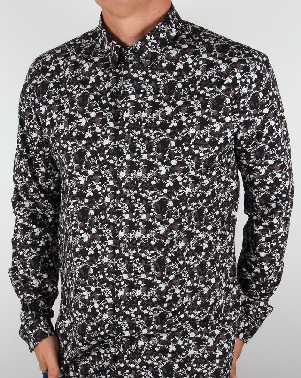 Pretty Green Ivylea Floral Shirt Black