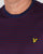 Lyle And Scott Mouline Stripe T Shirt Navy