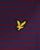 Lyle And Scott Mouline Stripe T Shirt Navy