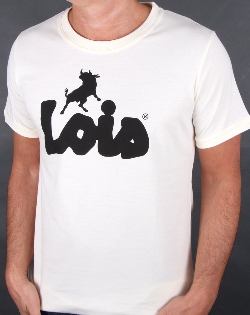 Lois Bull Logo T Shirt Light Yellow