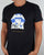 80s Casuals Benetton Rugby Print T-shirt Navy