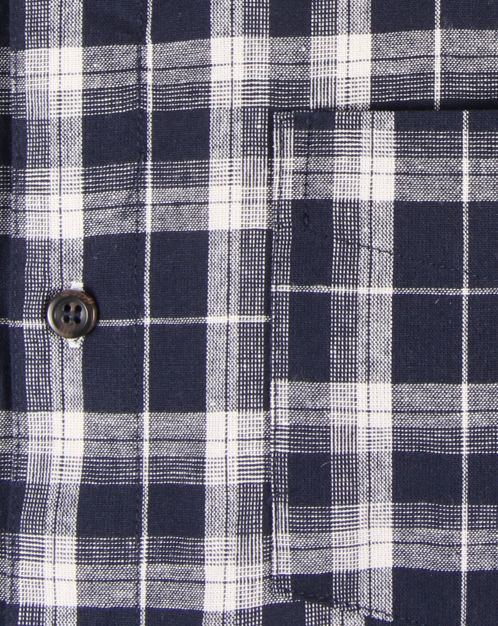 Bellfield Dillon Check Shirt Blue