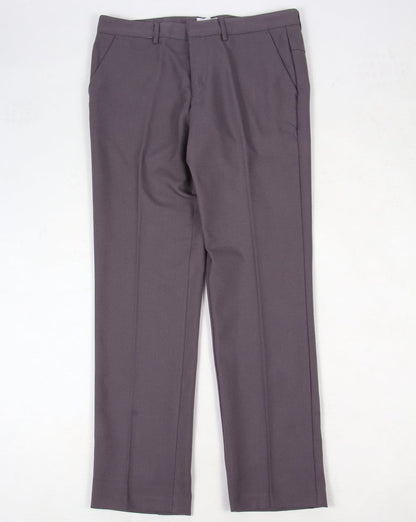Farah 80s Classic Hopsack Trousers Slate Grey