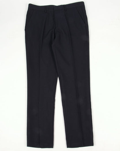 Farah 80s Classic Hopsack Trousers Navy