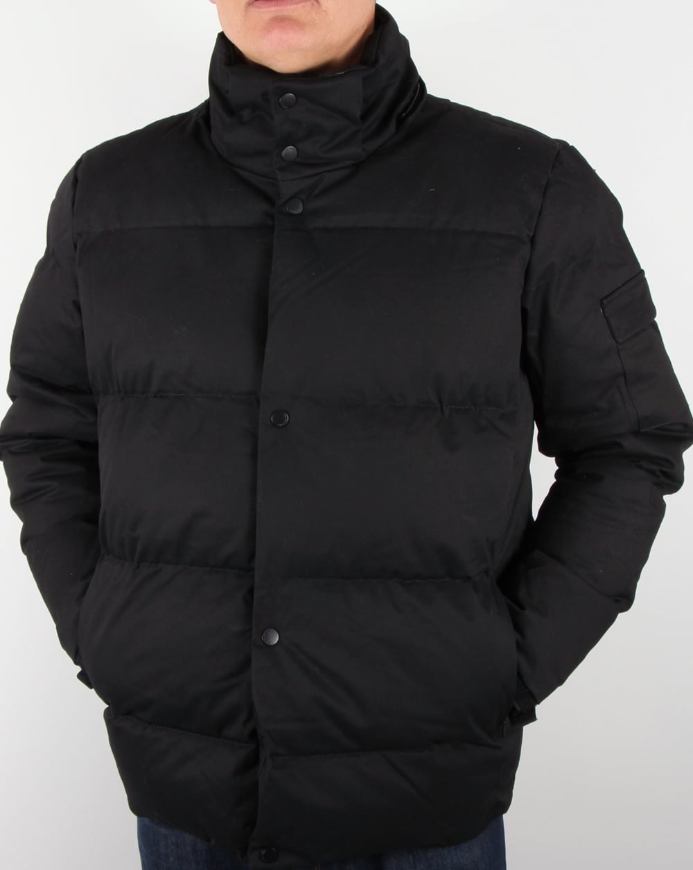 Bellfield Orsted Padded Hooded Jacket Black