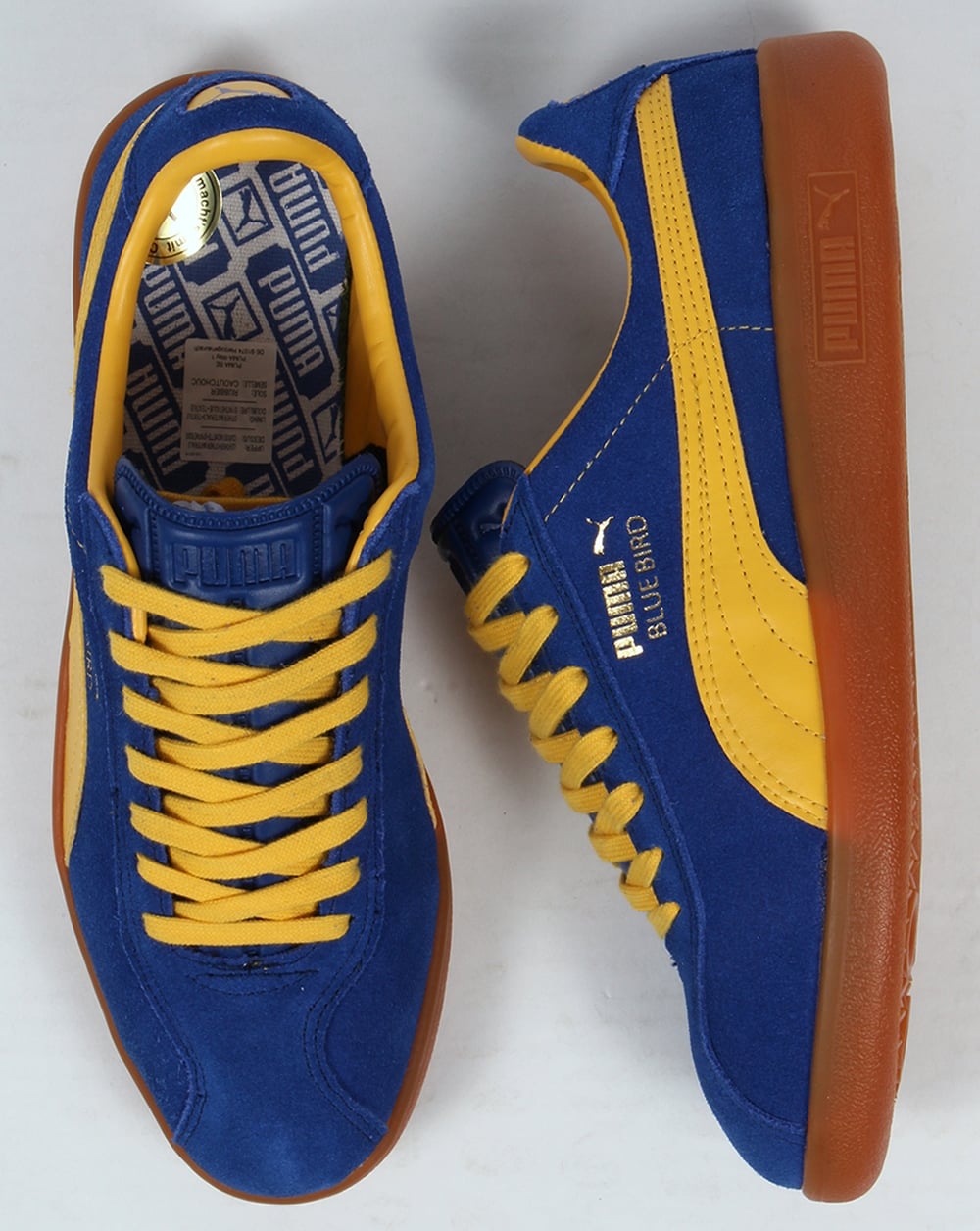 Puma Bluebird Trainers Blue/Yellow