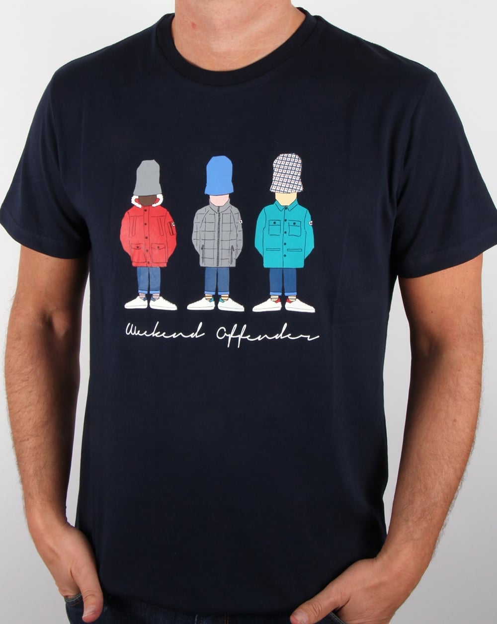 Weekend Offender Casual Men T Shirt Navy