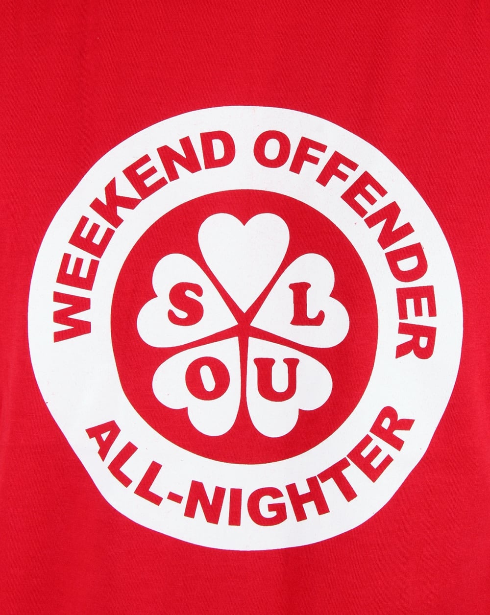 Weekend Offender All Nighter T Shirt Ruby