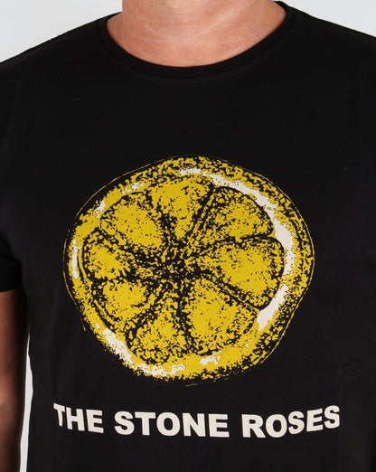 Worn By Stone Roses Lemon T Shirt Black