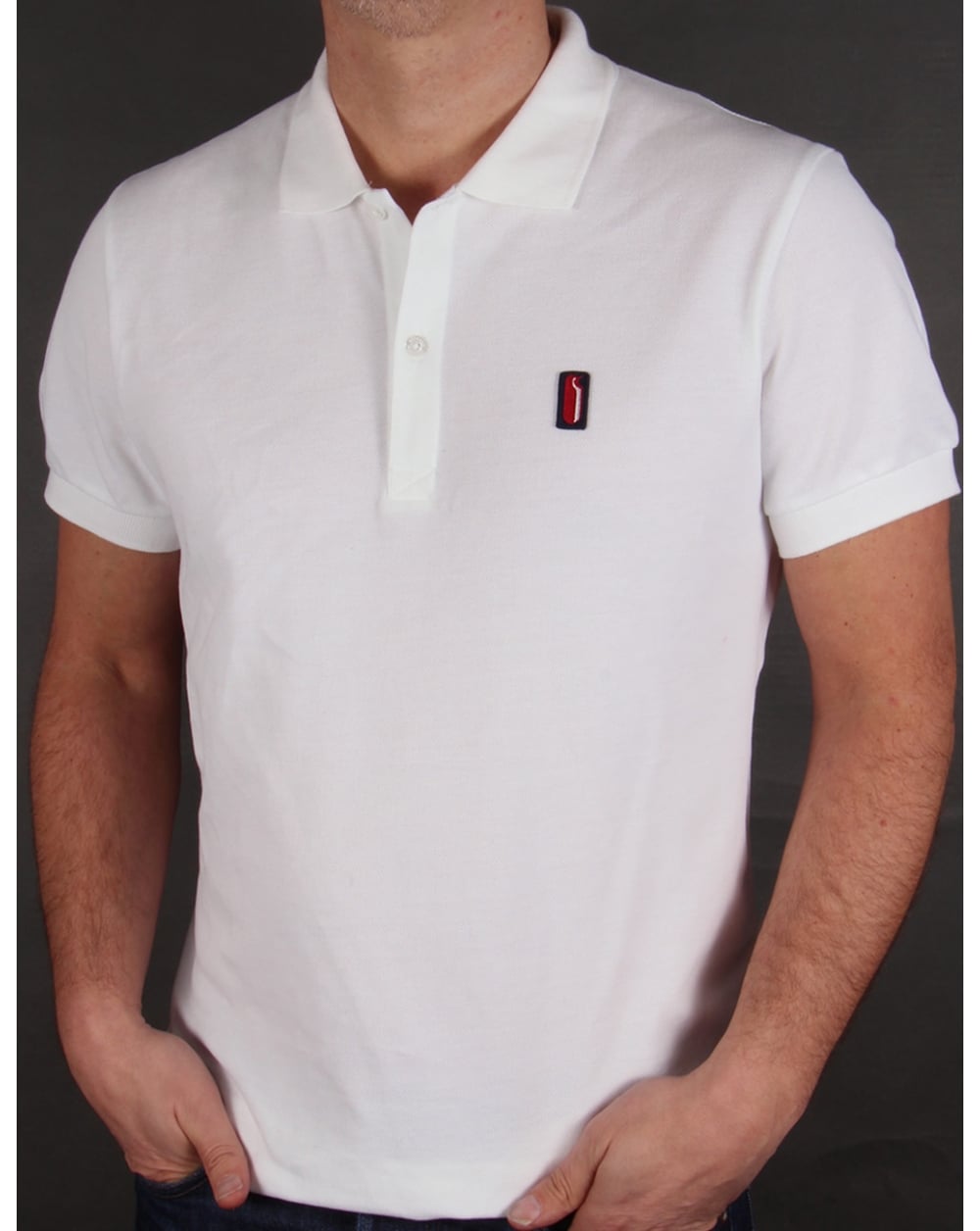 Ellesse Penguin Avalanche Polo Shirt Double Pack White/Navy