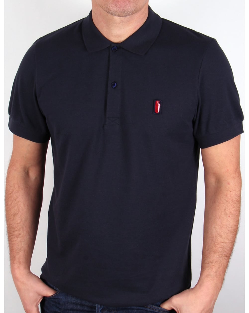 Ellesse Penguin Avalanche Polo Shirt Double Pack White/Navy