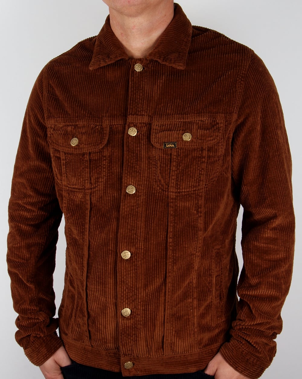 Lois Tejana Jumbo Cord Jacket Brown