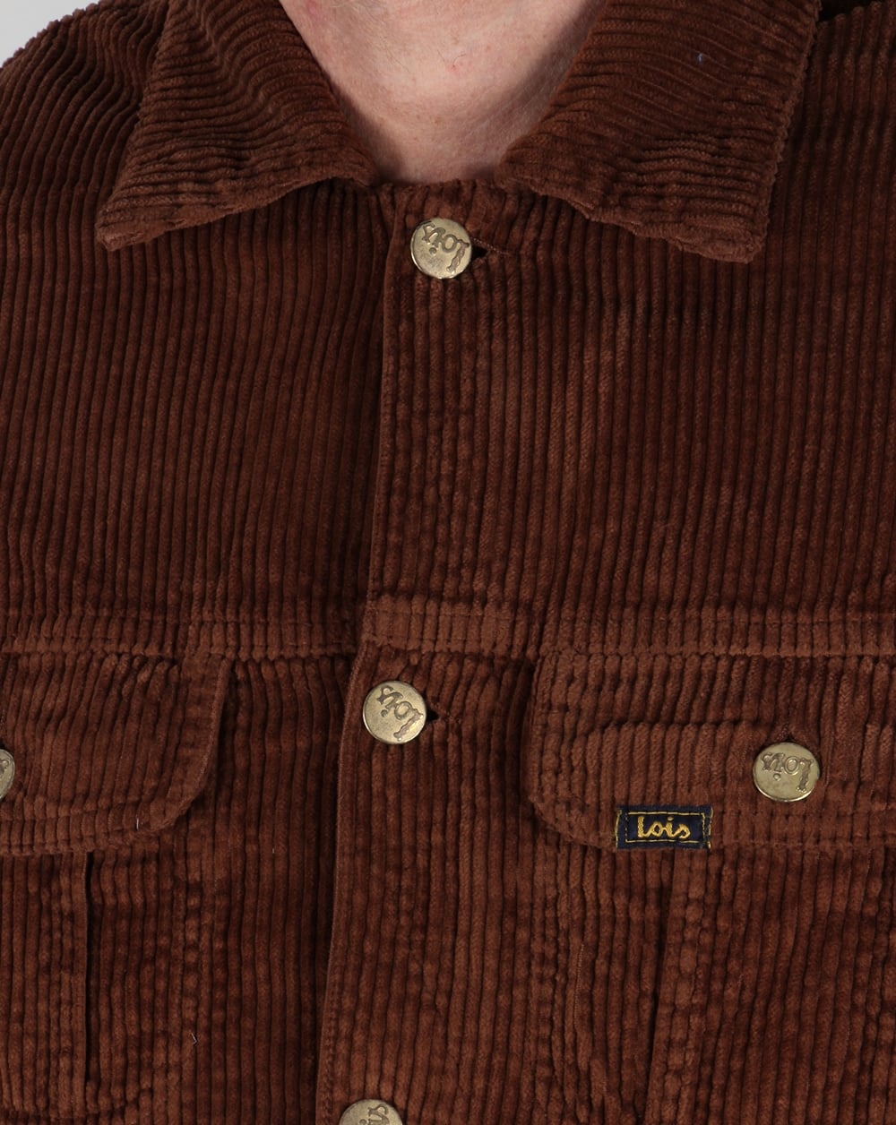 Lois Tejana Jumbo Cord Jacket Brown